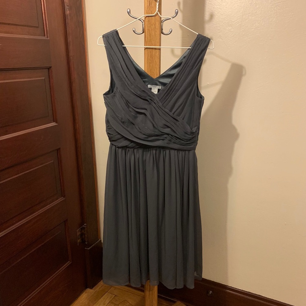 Gray Chiffon H&M Dress